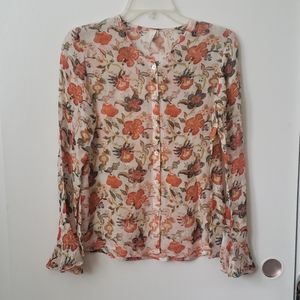 New RAGA Cream and White Floral Print Blouse